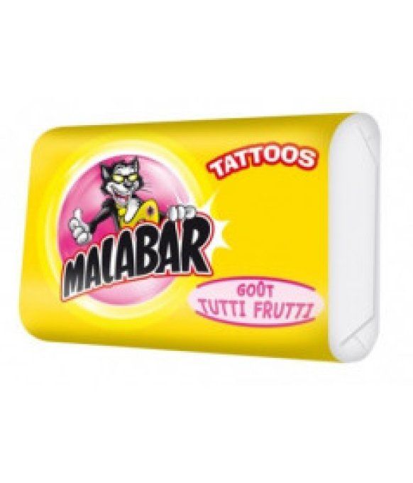 Chewing Gum Malabar Tutti Frutti vendu par 10 