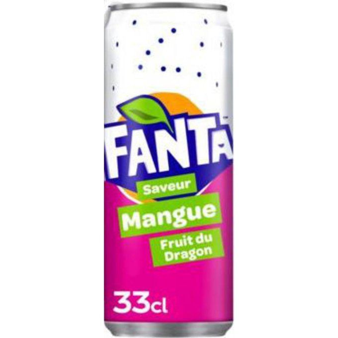 FANTA MANGUE FRUIT DU DRAGON 33cl (unité)